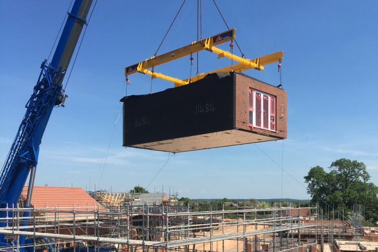 Ilke Homes are factory-built and craned onto site