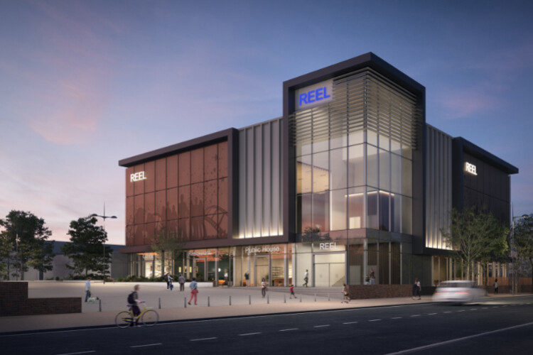 Artist's impression of the planned Reel Cinema in Kirkby