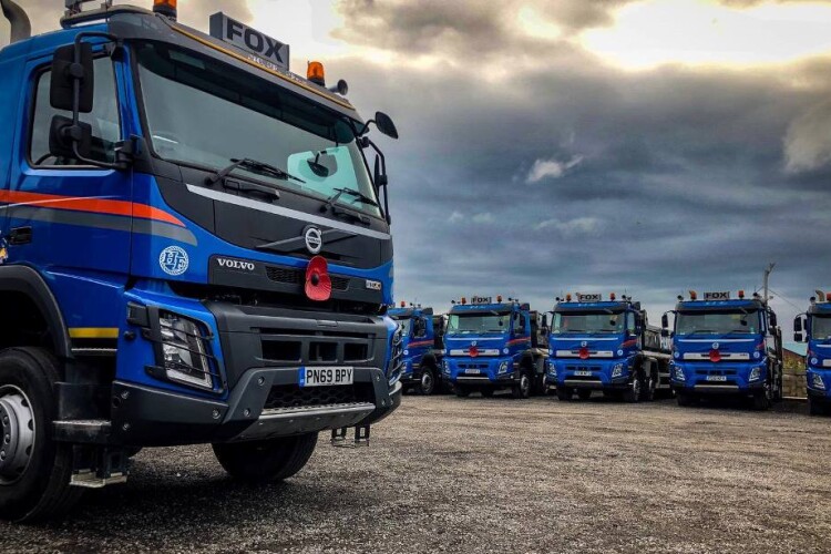 Fox now has 230 wagons and more than 440 items of plant and machinery