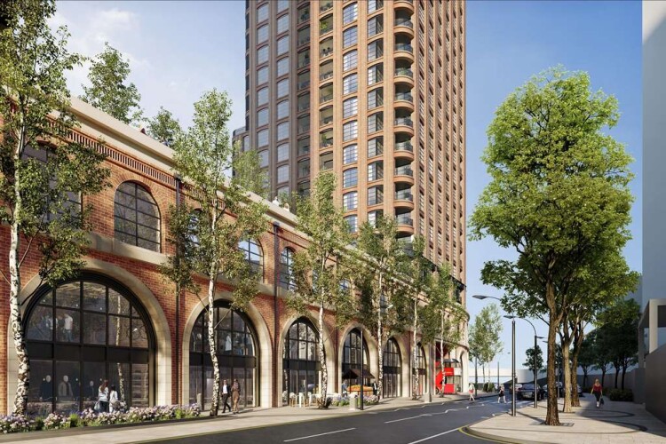 A Legal & General build to rent tower block is planned for Stratford, east London 