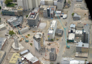 Demolition continues in the CBD Red Zone