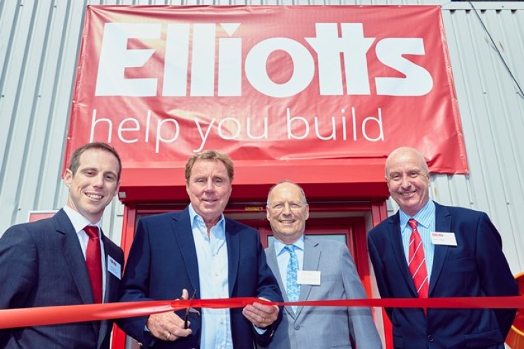  Left to right are Elliotts managing director Tom Elliott, celebrity guest Harry Redknapp, Elliotts chairman Stuart Mason-Elliott and Christchurch branch manager John Tague
