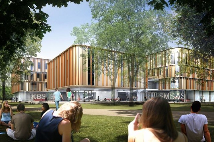 CGI of the new hub building