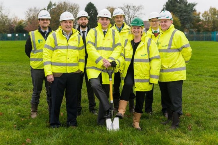 Project team photo call marks the start of work on site
