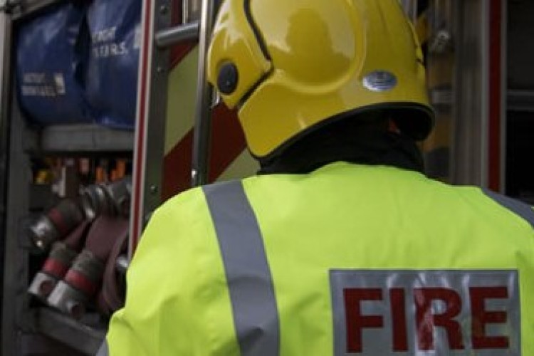 Eight appliances attended the fire at Arconic's Exeter foundry