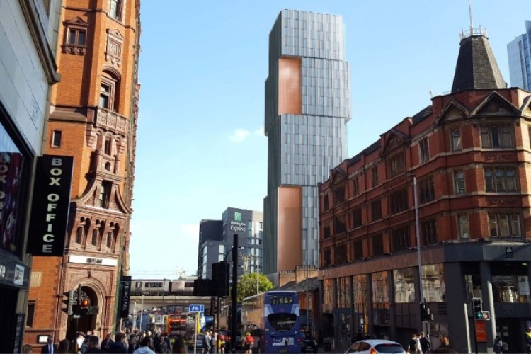 The tower has been designed by Simpson Haugh