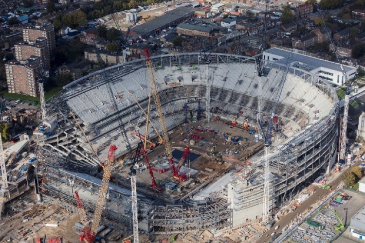 Severfield is providing steelwork for the new Spurs stadium in London &copy;THFC