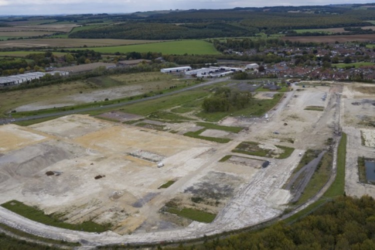 Ludgershall, one of three sites on Salisbury Plain to be built out by Lovell