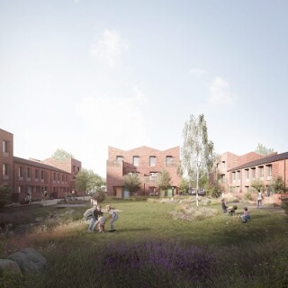 Artist's impression on the Duncombe Barracks development