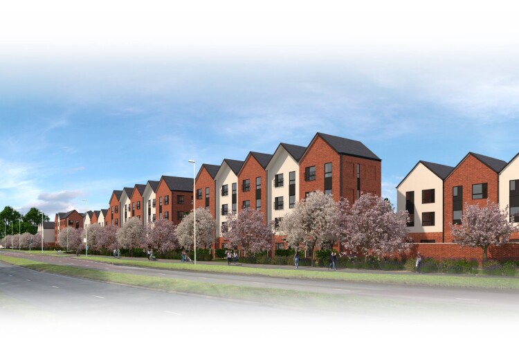 CGI of the Queens Drive scheme