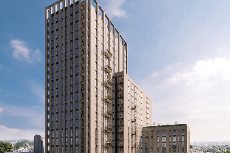 Godwin Developments&rsquo; planned Meridian tower will provide 336 apartments for private rent near Sheffield city centre