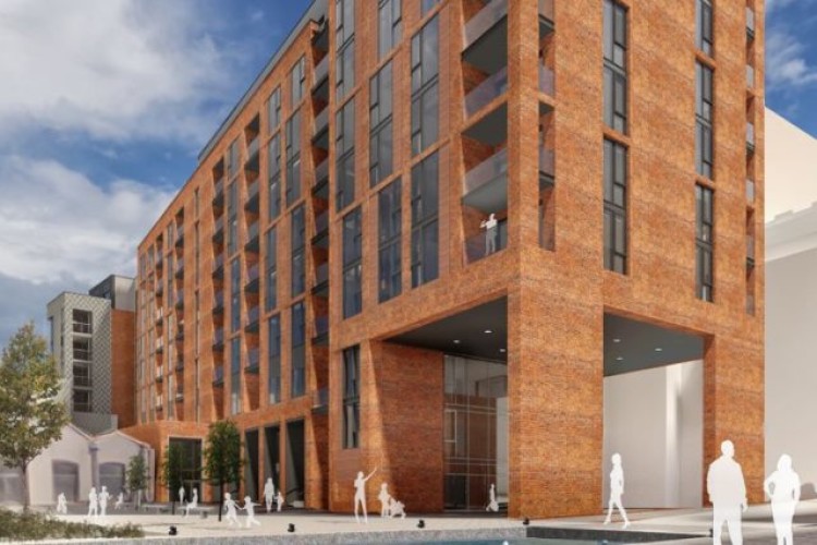 Newhall Square is being developed from an old factory in Birmingham's Jewellery Quarter