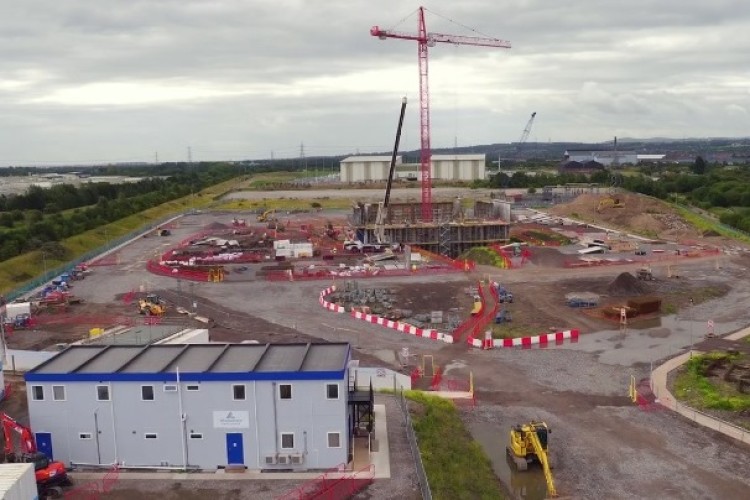 Parc Adfer Deeside, photographed in July