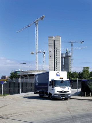 Using a construction consolidation centre reduces vehicle movements by up to 68%