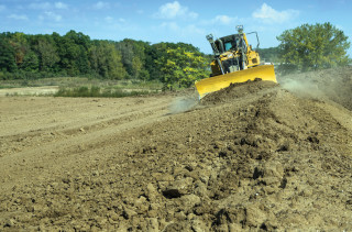 Cat's D6N dozer demonstrates Slope Assist