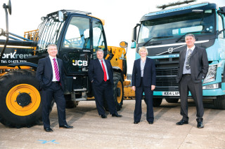 From left: financial director Nick Pulford, CEO Steve Corcoran, operations director Elaine Miller and sales director Simon Atherton