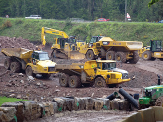 The scheme involves shifting over a million cubic metres of earth