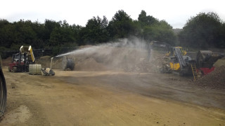 Site-wide dust suppression is becoming more commonplace Site-wide dust suppression is becoming more commonplace