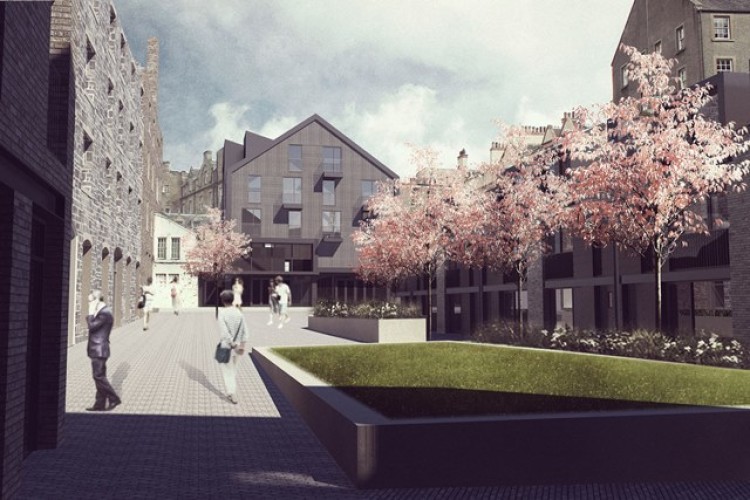 CGI of the revitalised King&rsquo;s Stables Courtyard
