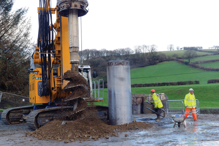 CFA piling was chosen as the least intrusive method