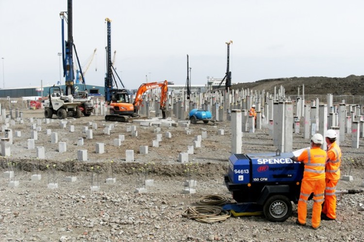 Work has started at the Port of Tyne