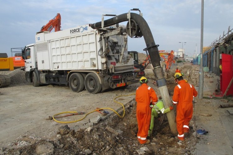 vacuum excavation