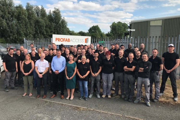 The Profab team in Atherstone