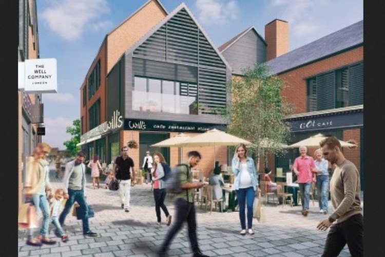 CGI of the Gardiner Place development in Henley-on-Thames
