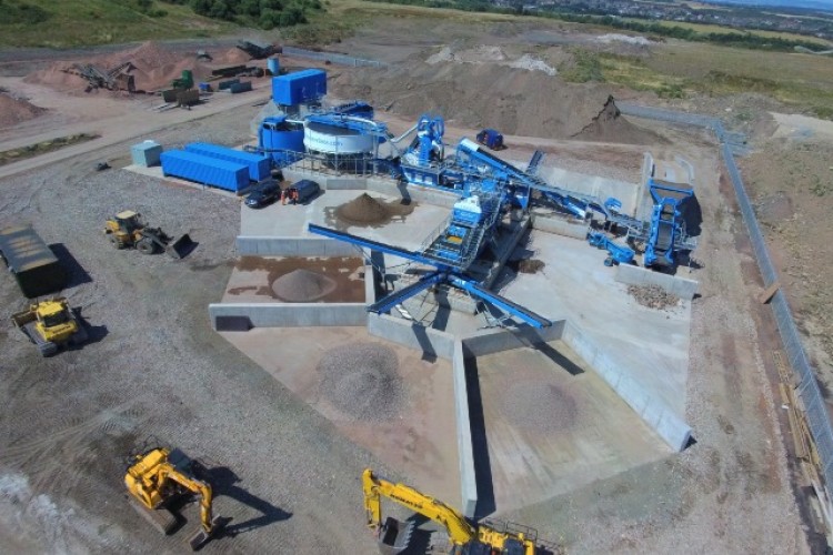 Brewster Bros' recycling centre in Pumpherston