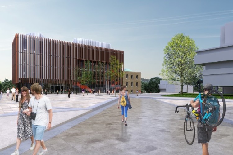 Stepnell has started work on a &pound;13m contract to modernise the University of Leicester&rsquo;s Percy Gee Building. (Artist&rsquo;s impression courtesy of Shepheard Epstein Hunter.)