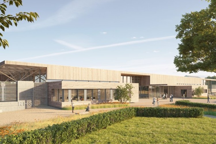 Architect Hodder & Partners has designed the Welcome Building at RHS Garden Bridgewater 