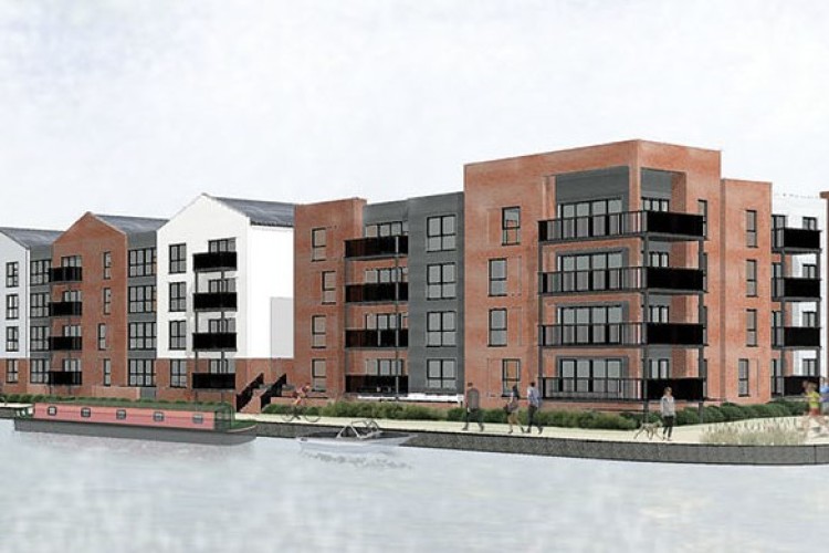 The planned Waterfront scheme at Monks Meadow
