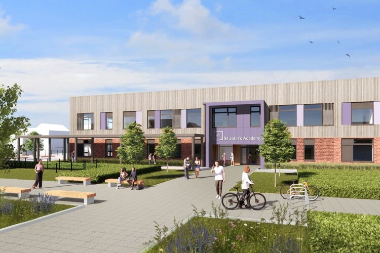 CGI of St John’s Academy