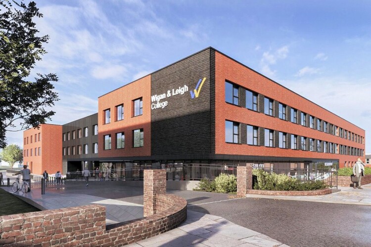 CGI of the new college building