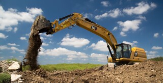 The Cat 352, the smallest of the three new machines