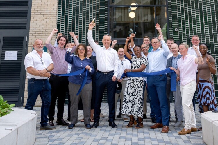 Celebrating the project completion