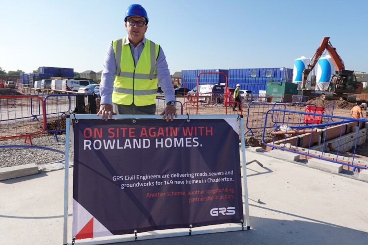 GRS's Tom Keane at the Oldham site