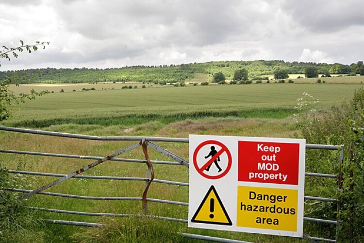 A view across fields at Porton Down, courtesy of Peter Facey CC BY-SA 2.0