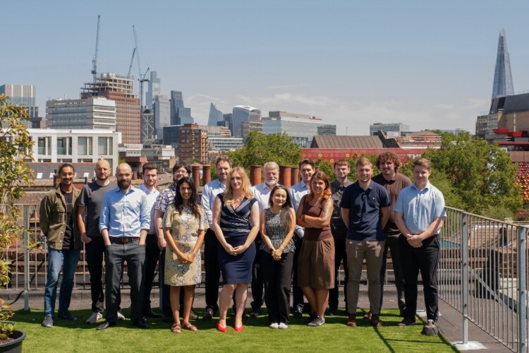 The combined Perega team at Lower Marsh