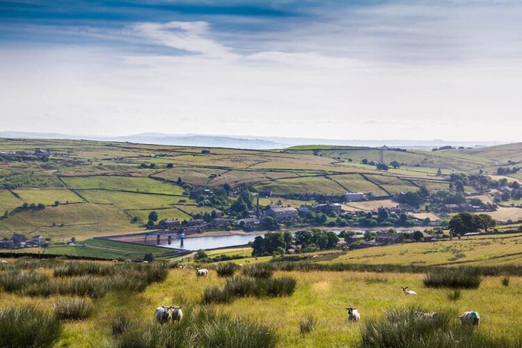 A reservoir in Yorkshire, courtesy of Yorkshire Water