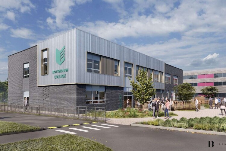 Nottingham College was expanded under a previous iteration of the medium works framework