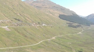 The A83 at Rest and Be Thankful is prone to landslips