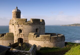 St Mawes Castle in Cornwall was built with Portscatho sandstone  [©Historic England Archive]