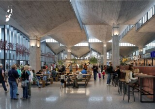 The planned food hall