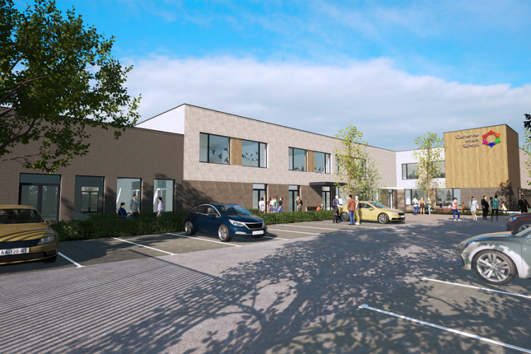CGI of the new Catherine Infant School building