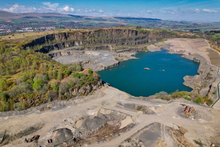 Constarry Gardens will form part of the wider restoration of the former Croy Quarry 