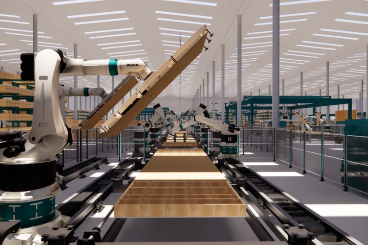 CGI of the new Tophat factory in Corby, due to open next year