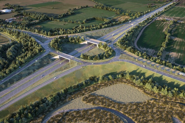 Plans for junction 10 of the M5