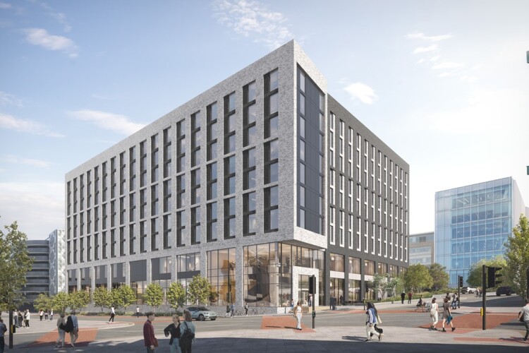 The Accor Gateshead Quayside hotel is designed by AHR Architects and will be built by  Russell WBHO