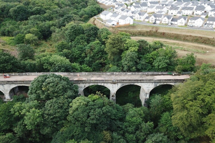 The Aurs Burn Viaduct carried freight trains for just 40 years before closing in 1941
